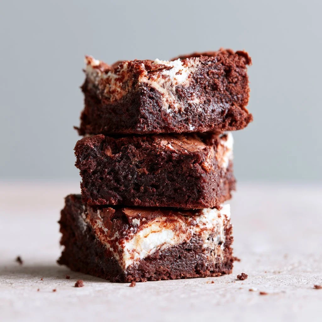 Chewy No Sugar Greek Yogurt Brownies