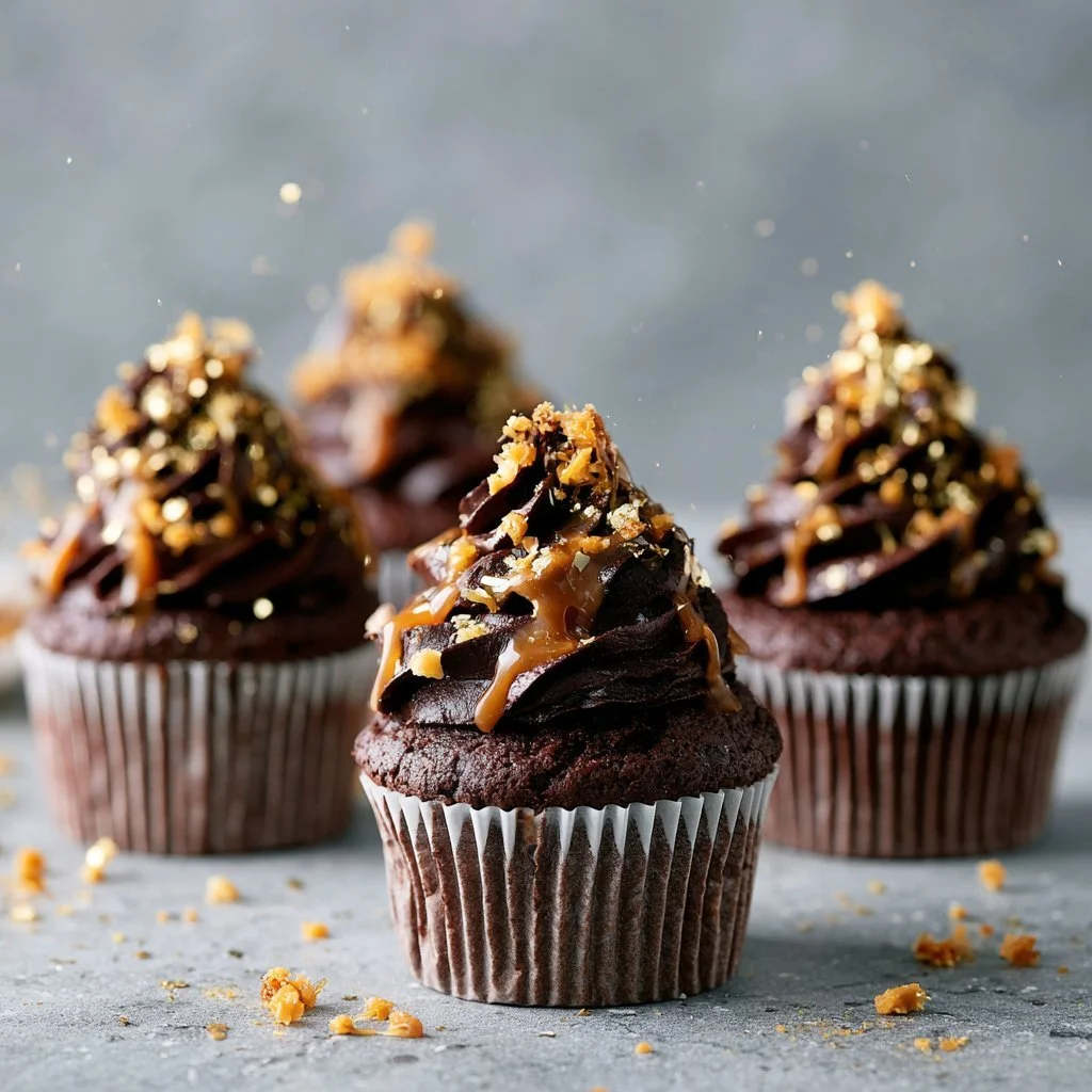 Chocolate Caramel Cupcakes