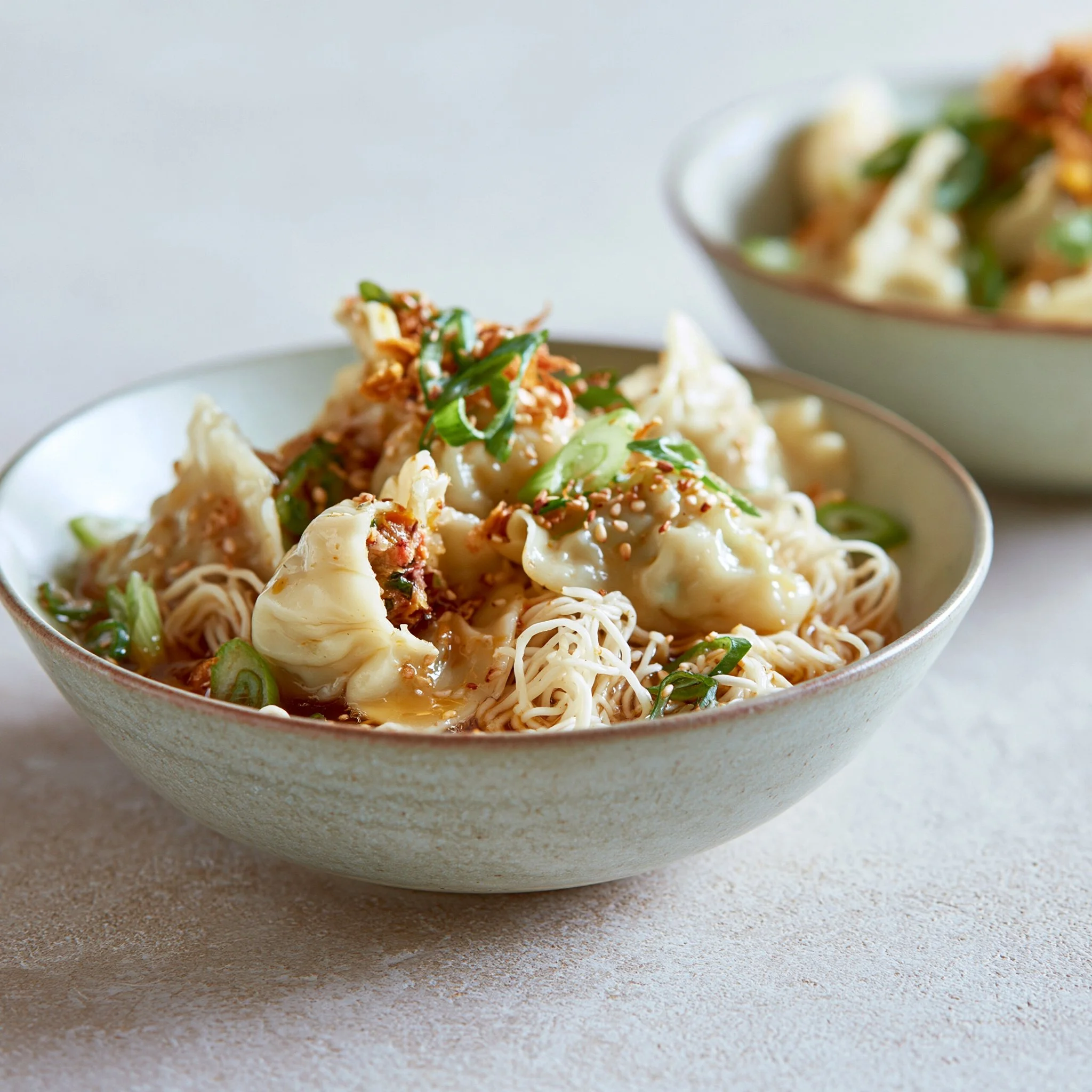 Potsticker Noodle Bowl
