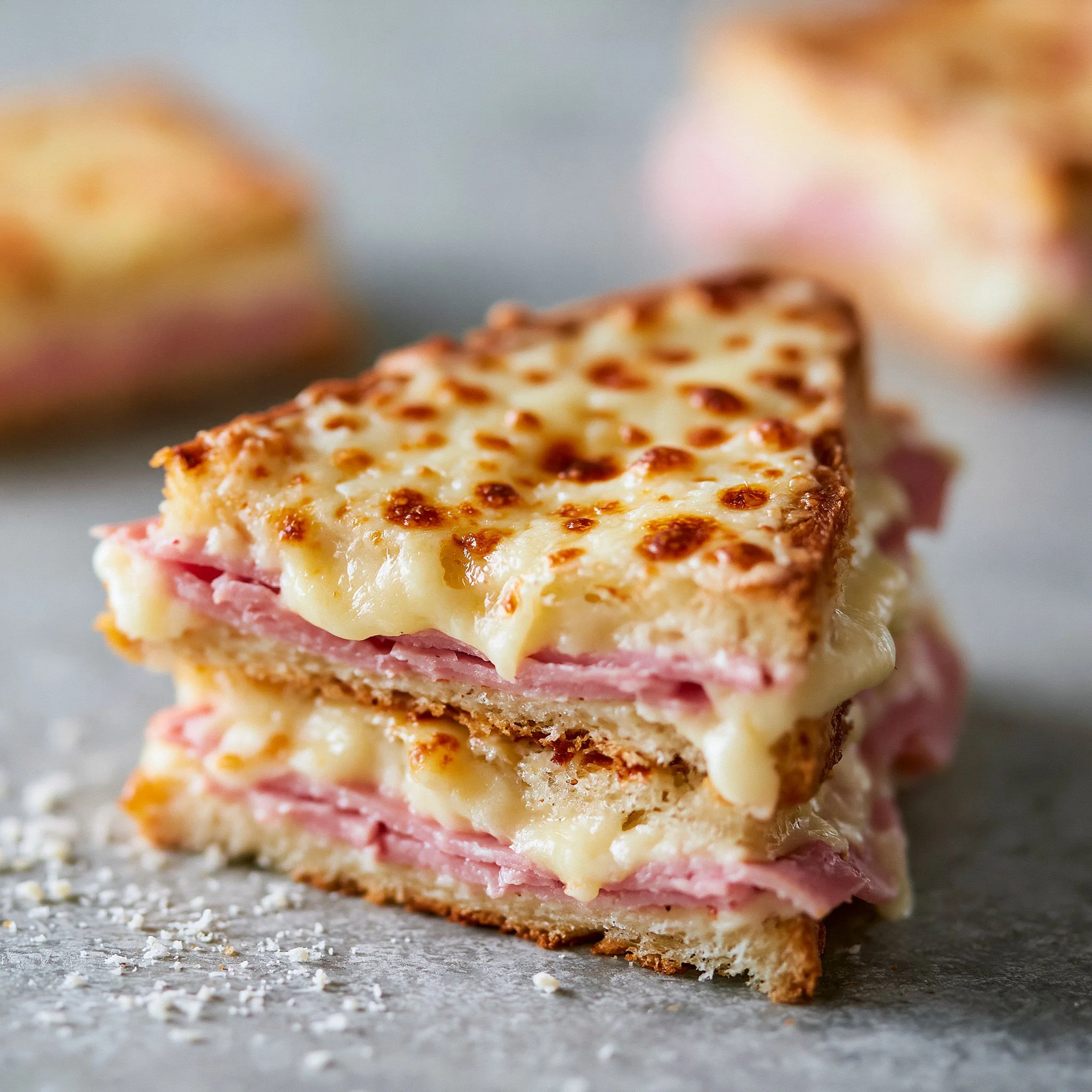 Savory Croque Monsieur Recipe Easy Homemade French Ham & Cheese Sandwich