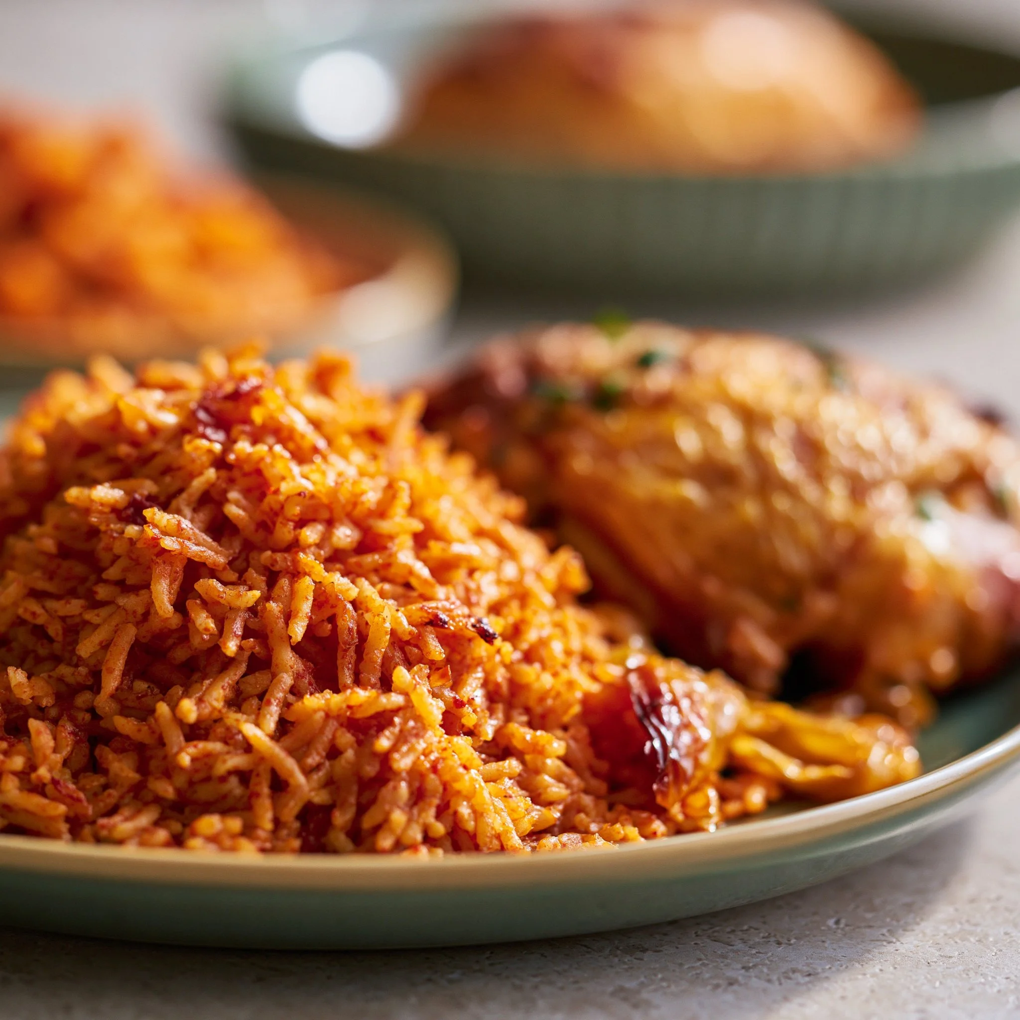 Jollof Rice with Chicken
