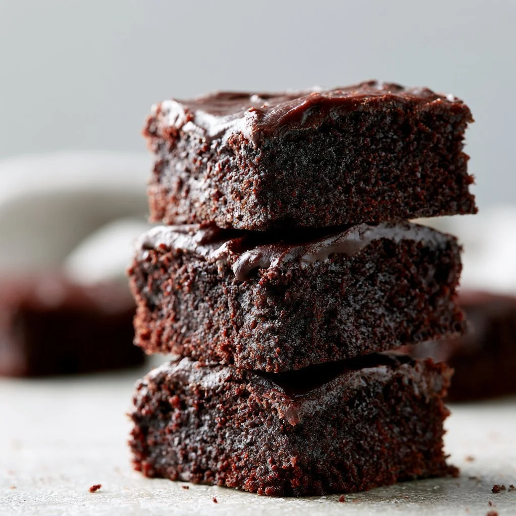 Delicious homemade Lunch Lady Brownies with a rich chocolate flavor.