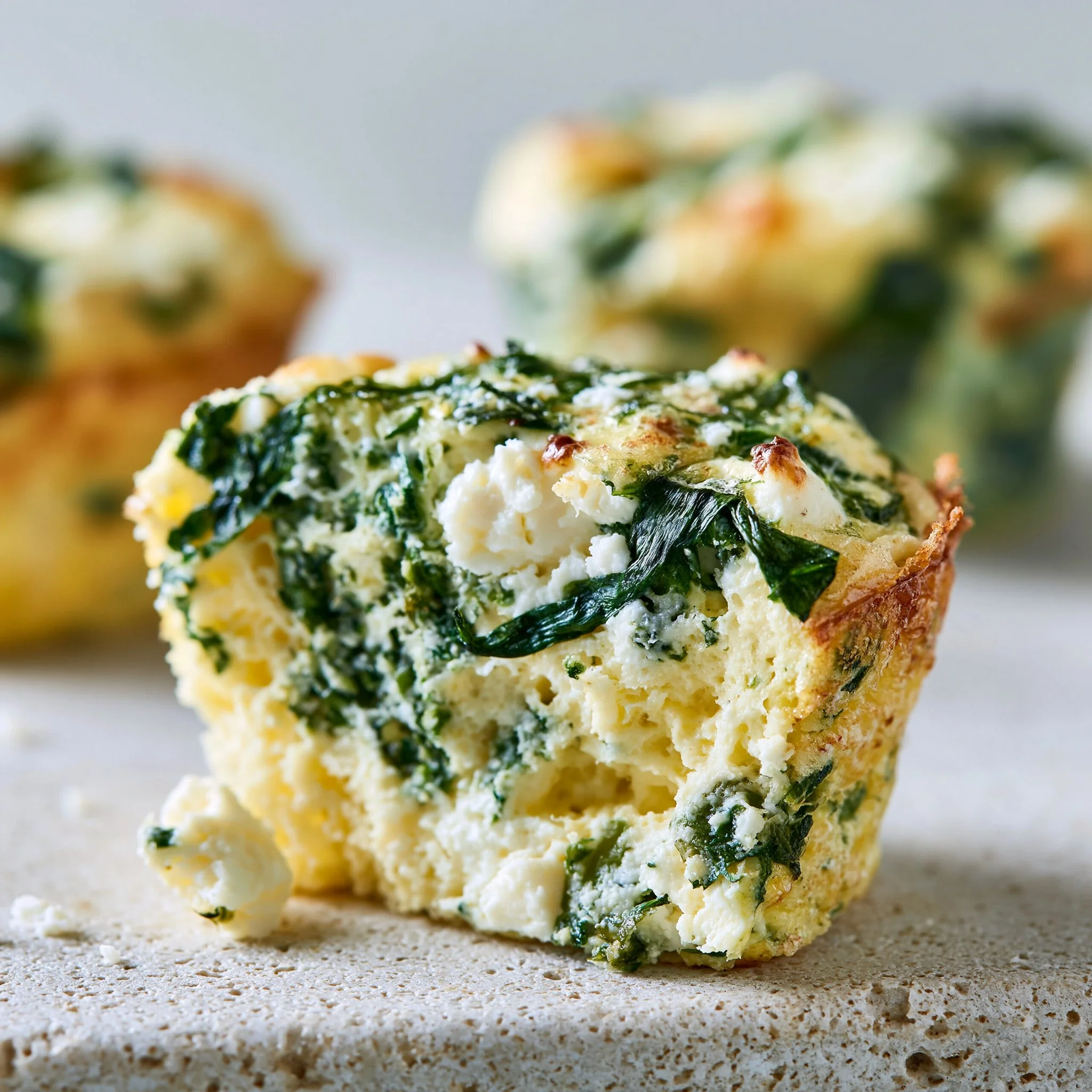 Egg Muffins with Spinach and Feta
