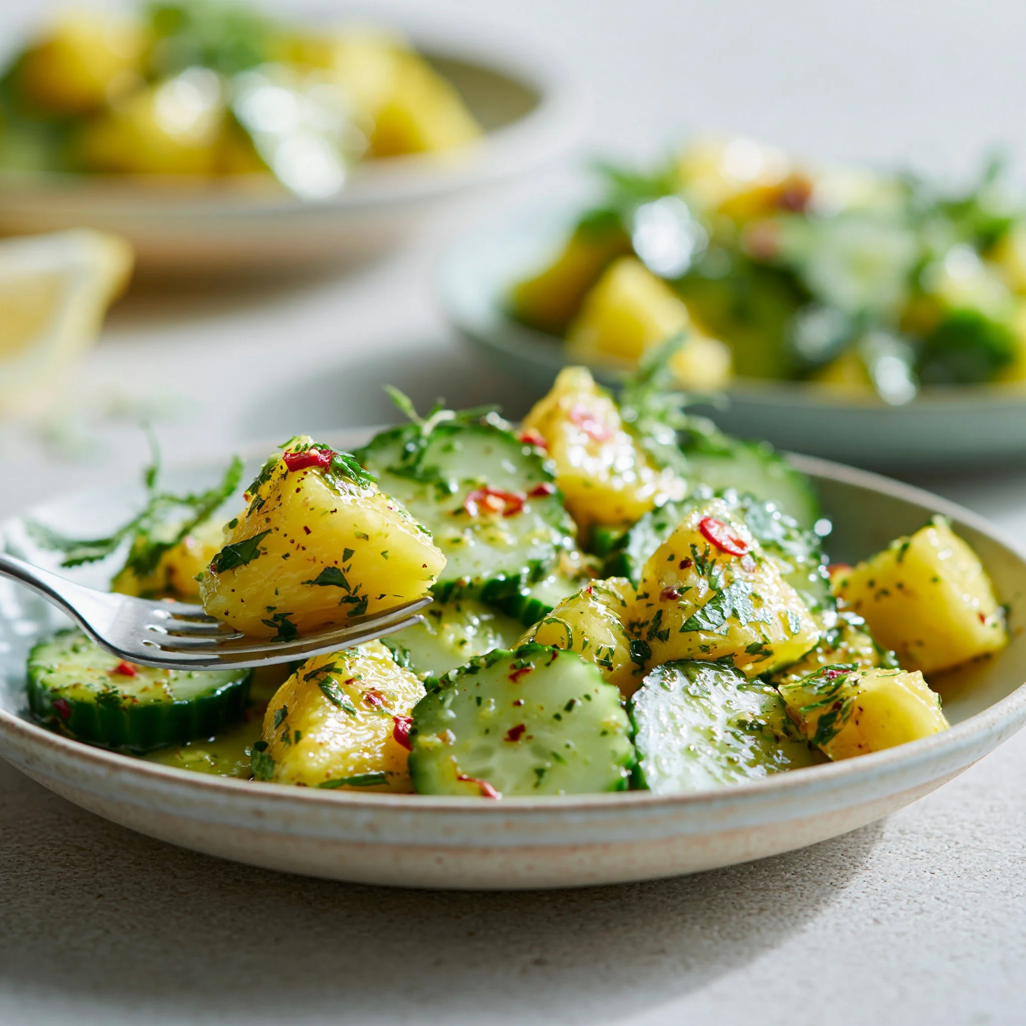 Pineapple Cucumber Salad