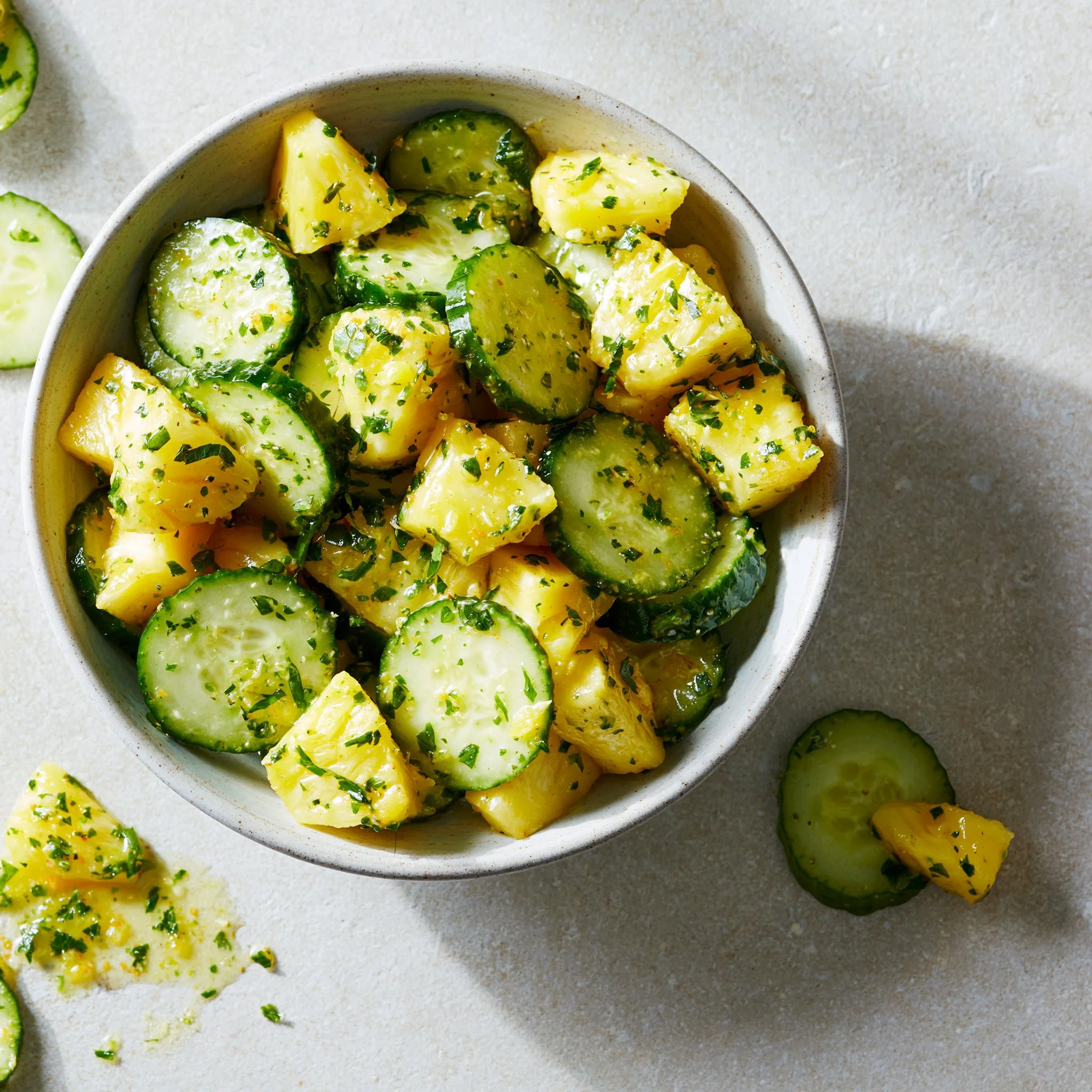 Pineapple Cucumber Salad