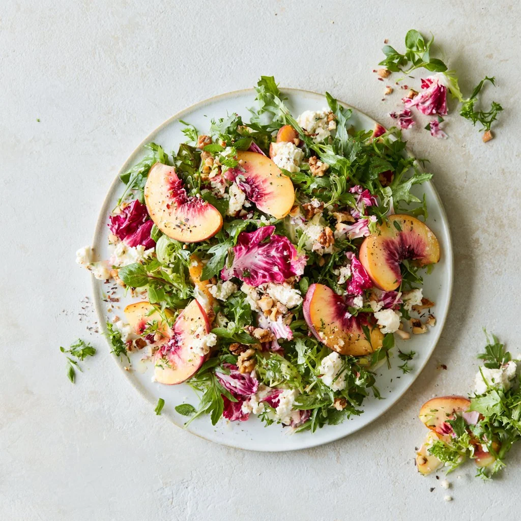 Refreshing Summer Peach Salad