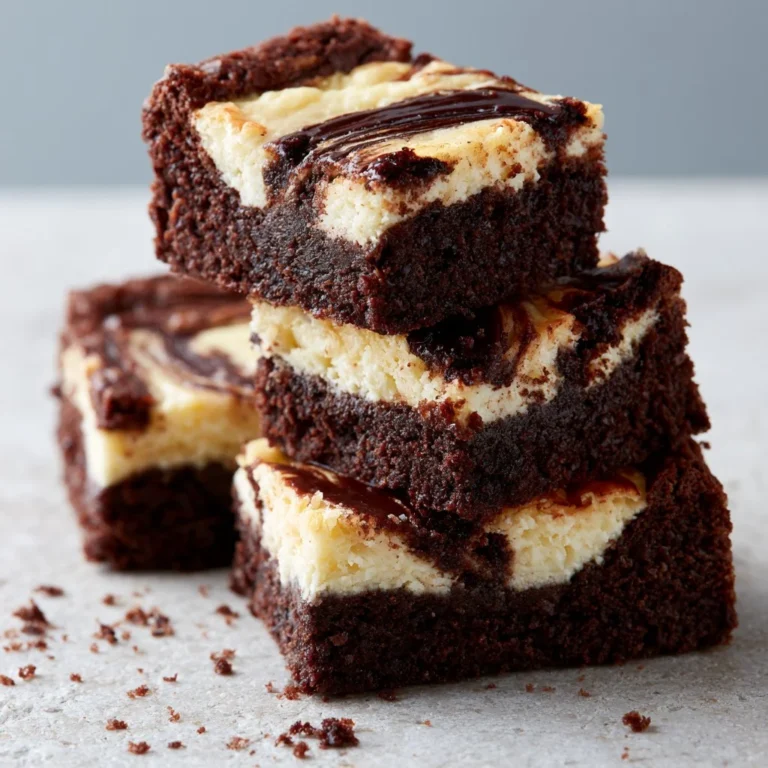 Cheesecake swirl brownie bars with creamy layers and rich chocolate flavor