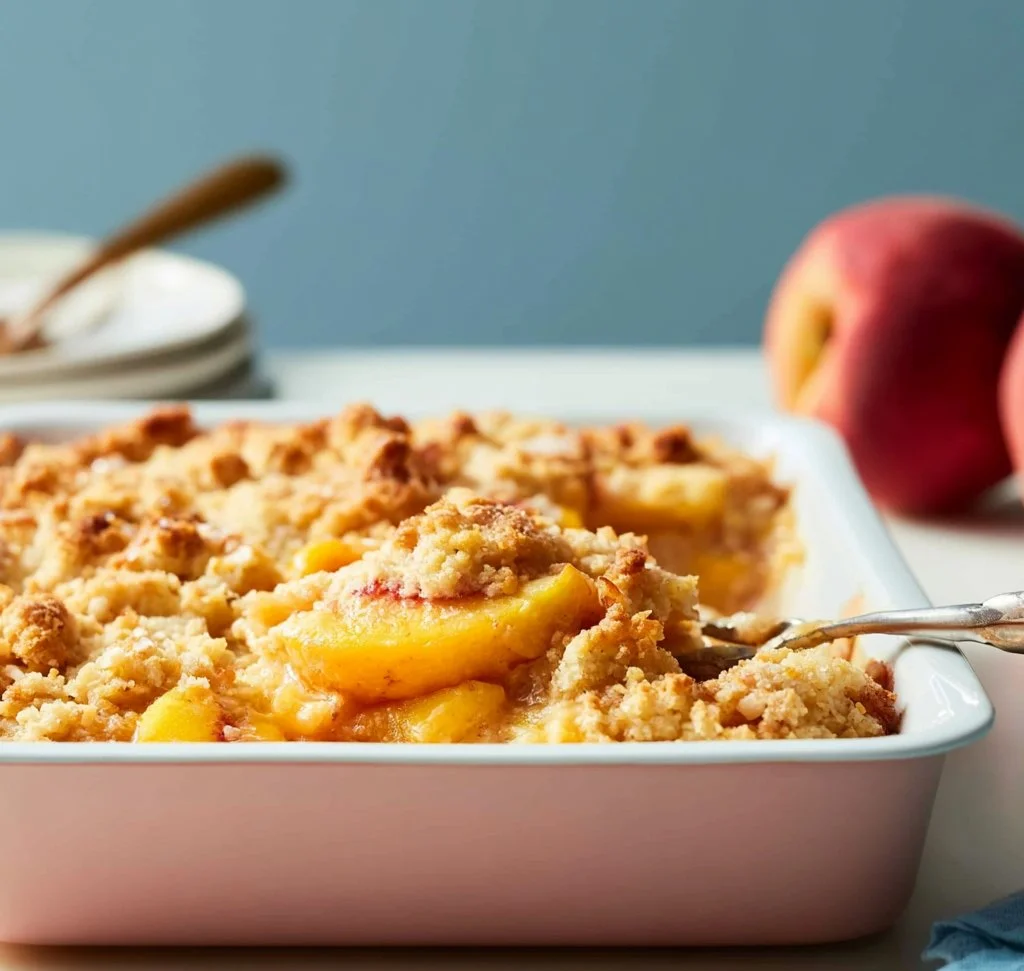Diabetic Friendly Peach Cobbler