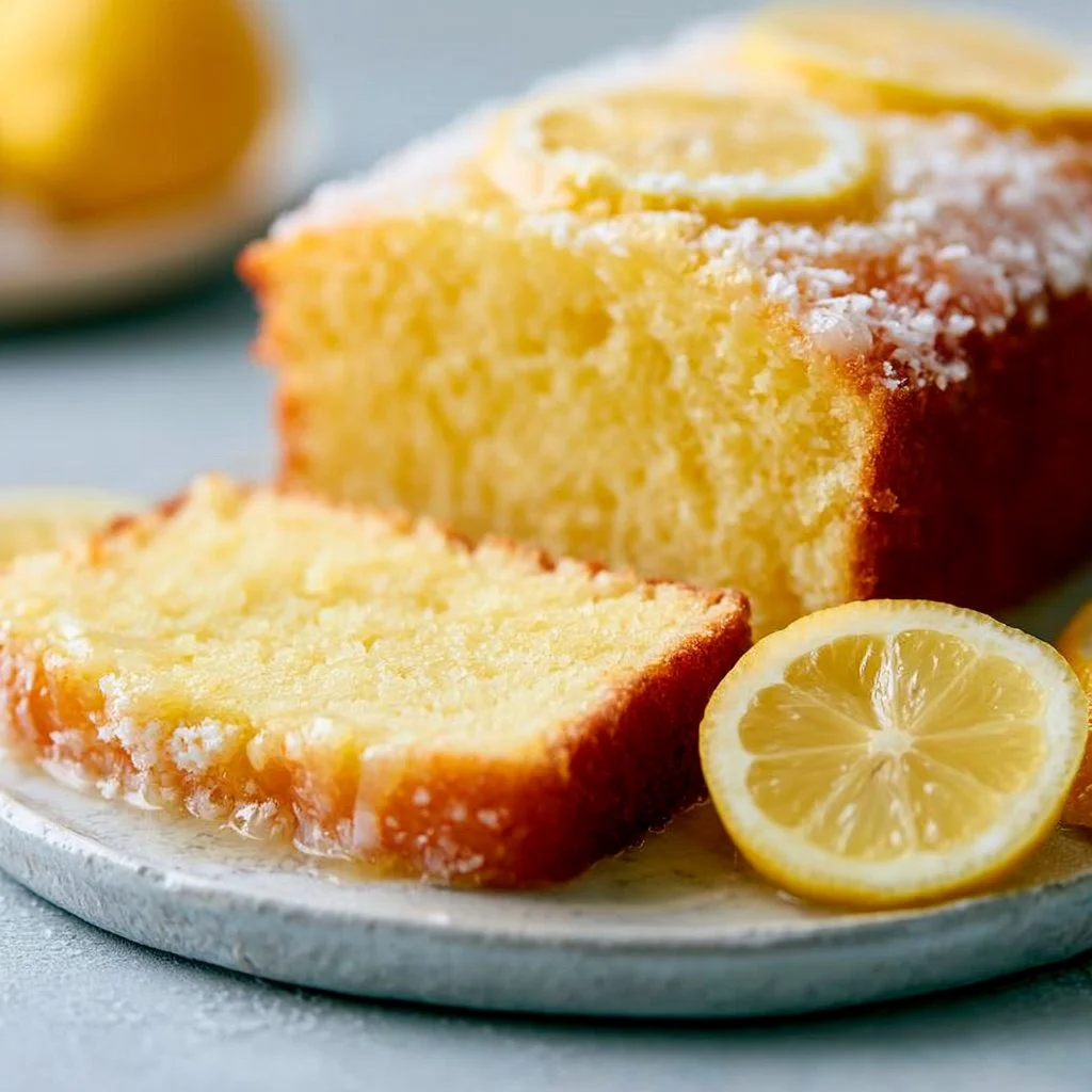 Healthy Greek Yogurt Lemon Loaf Cake