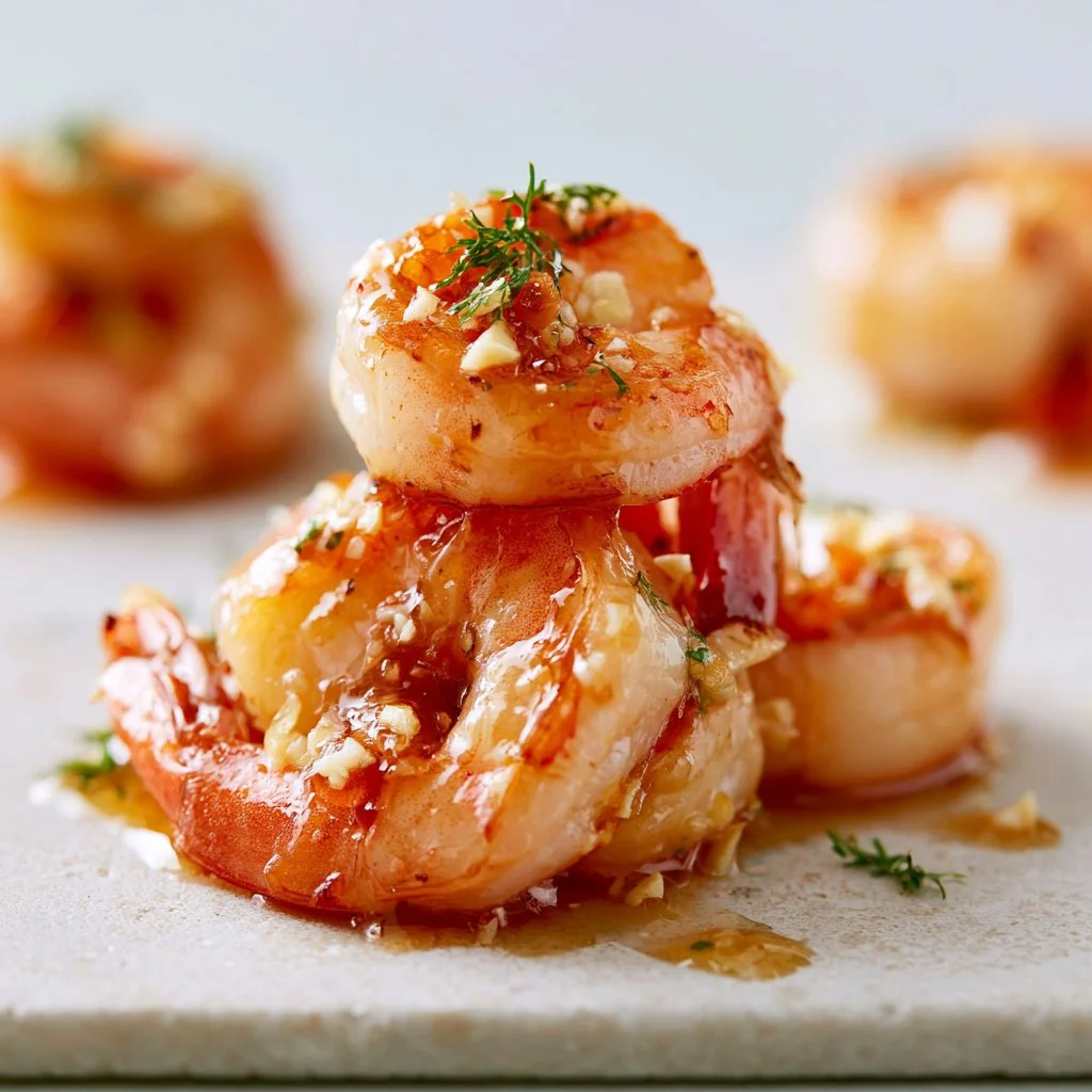 High Protein Honey Garlic Shrimp