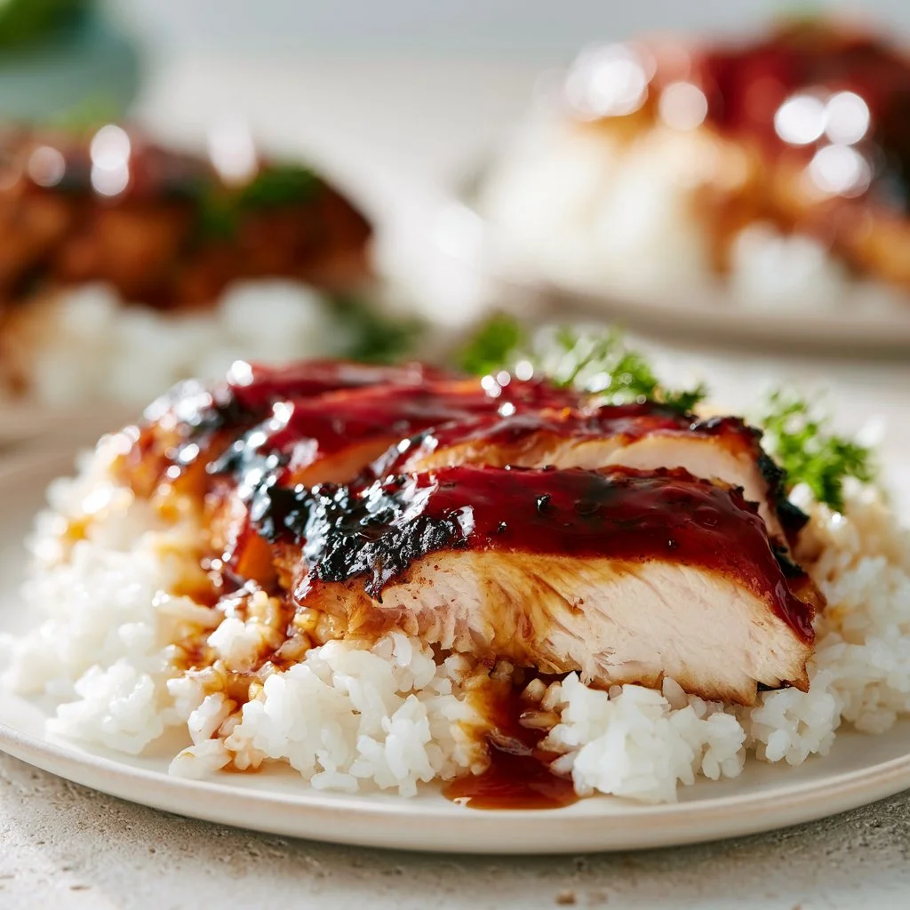 Honey BBQ Chicken Rice