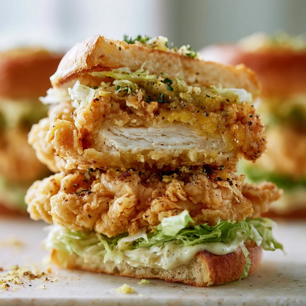Crispy Lemon Pepper Chicken Sandwich