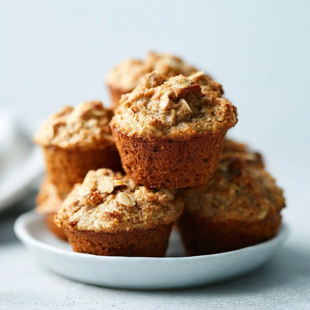 Wellness banana muffins - low-calorie and anti-inflammatory treats.
