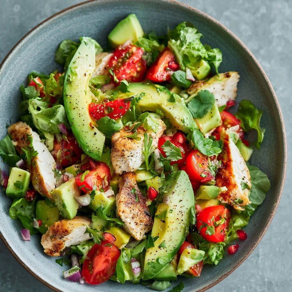 Healthy Avocado Chicken Salad