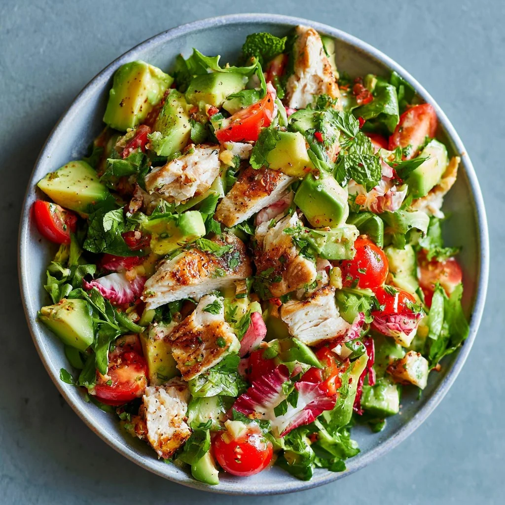 Healthy Avocado Chicken Salad